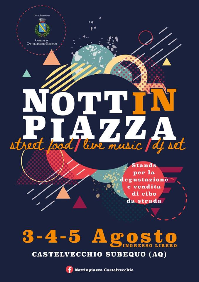 Nottinpiazza 2018 a Castelvecchio Subequo (AQ)