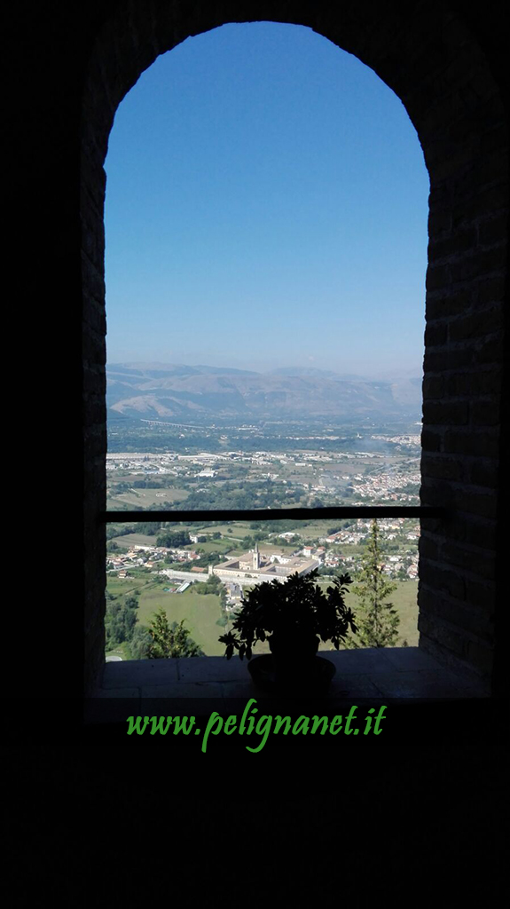 Panorama dall'Eremo di Sant'Onofrio al Morrone