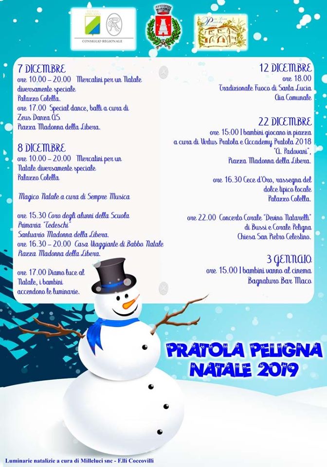 Natale 2019 a Pratola Peligna (AQ)