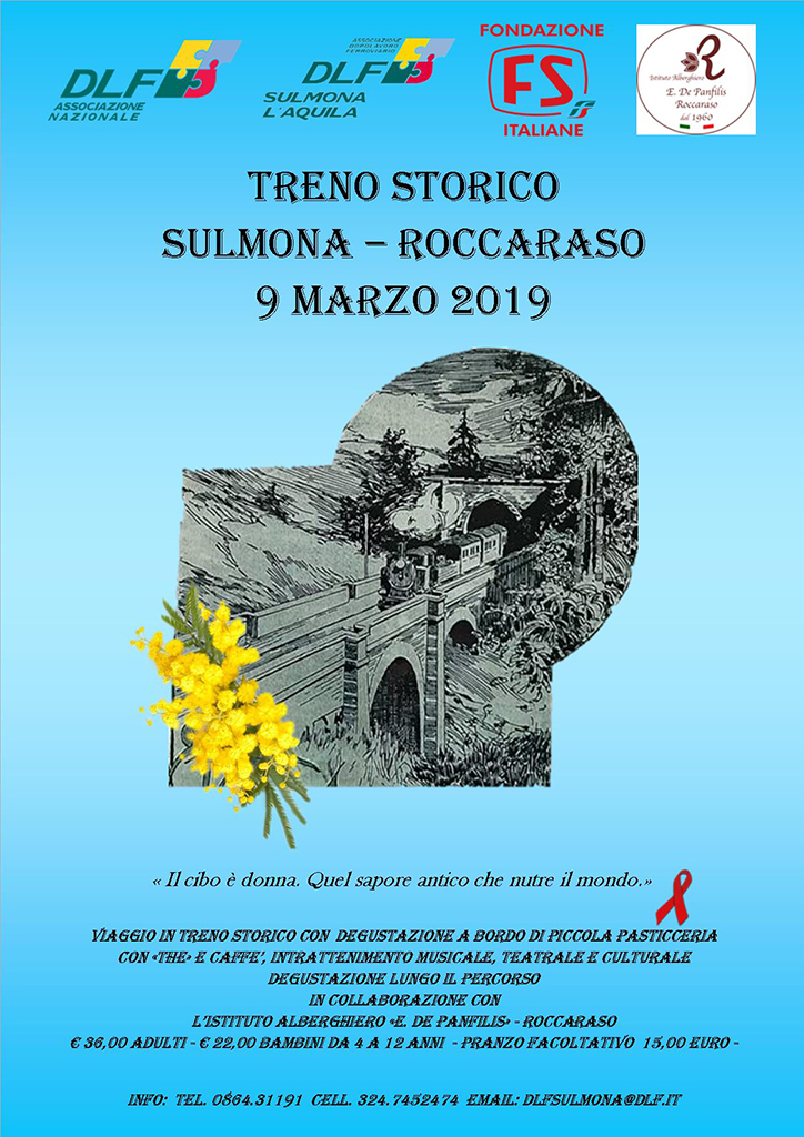 Treno Storico Sulmona-Roccaraso 9 marzo 2019